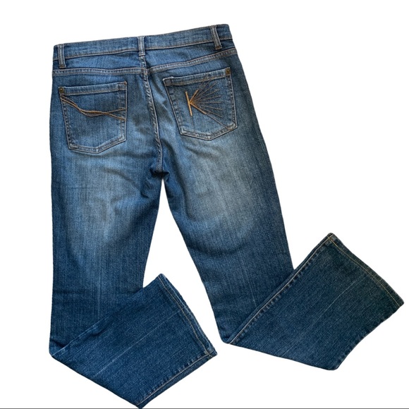 Kapalua Concept Contrast Straight Leg Light Wash Blue Denim Jeans 29 - Picture 3 of 6